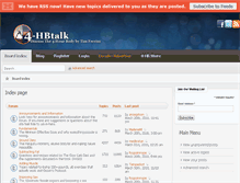 Tablet Screenshot of 4hbtalk.com